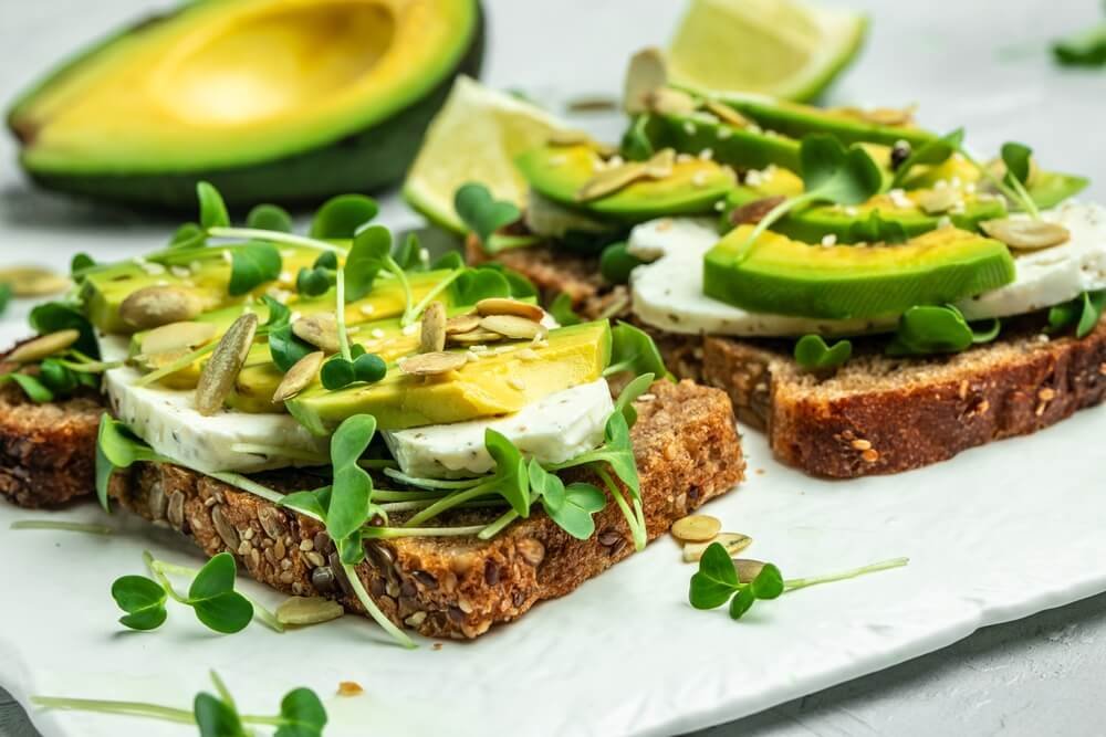Avocado toast or peanut butter banana toast